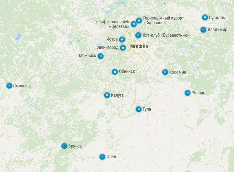 Южнее Москвы